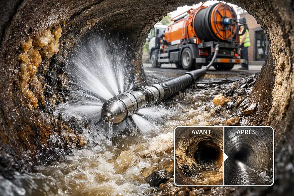 marquis multiservices curage canalisation tuyau haute pression camion