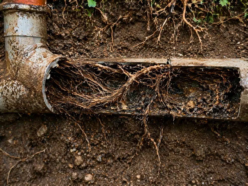 marquis multiservices racines dans canalisation